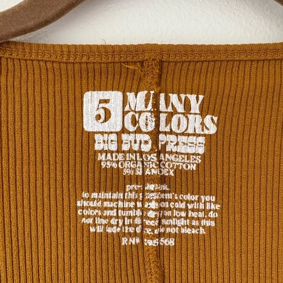 Big Bud Press Mustard Wrap Top 5XL - Picture 2 of 4